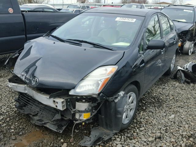 JTDKB20U173282174 - 2007 TOYOTA PRIUS BLACK photo 2