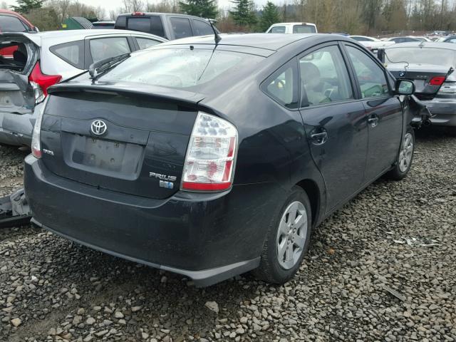 JTDKB20U173282174 - 2007 TOYOTA PRIUS BLACK photo 4