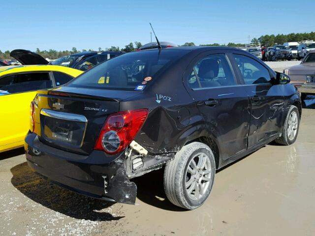 1G1JC5SHXD4245763 - 2013 CHEVROLET SONIC LT BROWN photo 4