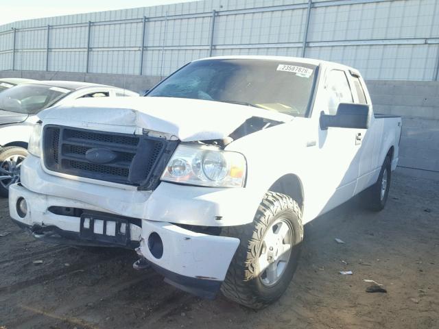 1FTRX14W58FA24679 - 2008 FORD F150 WHITE photo 2