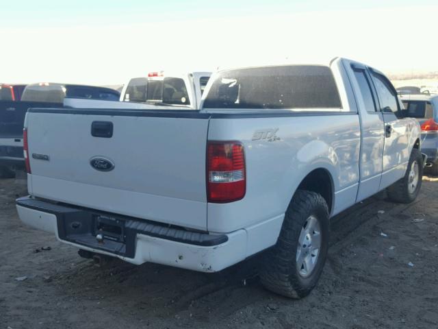 1FTRX14W58FA24679 - 2008 FORD F150 WHITE photo 4