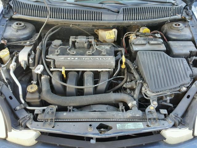 1B3ES46CXYD833528 - 2000 DODGE NEON BASE BLUE photo 7