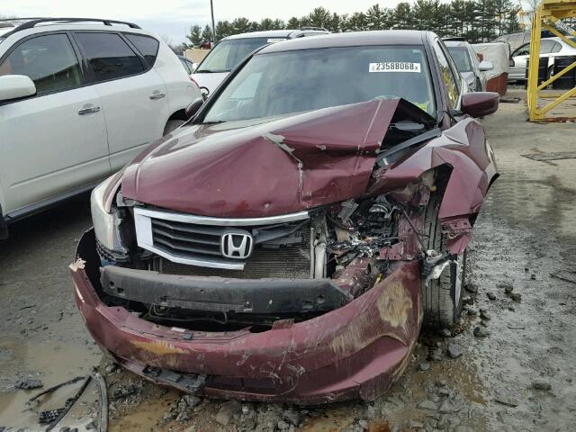 1HGCP26489A078937 - 2009 HONDA ACCORD LXP BURGUNDY photo 9