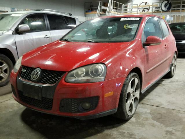 WVWEV71K66W141077 - 2006 VOLKSWAGEN NEW GTI RED photo 2