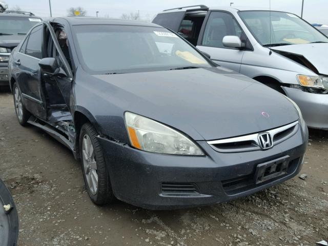 1HGCM66356A067820 - 2006 HONDA ACCORD LX GRAY photo 1