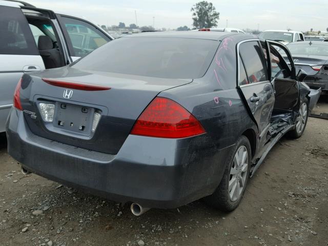 1HGCM66356A067820 - 2006 HONDA ACCORD LX GRAY photo 4