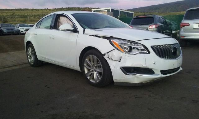 2G4GK5EX0G9169975 - 2016 BUICK REGAL WHITE photo 1