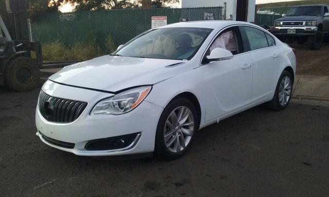2G4GK5EX0G9169975 - 2016 BUICK REGAL WHITE photo 2