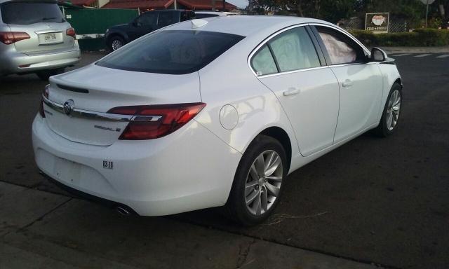 2G4GK5EX0G9169975 - 2016 BUICK REGAL WHITE photo 4