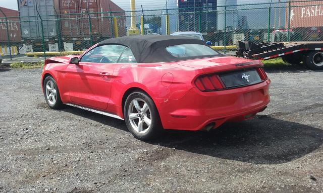 1FATP8EM2F5404244 - 2015 FORD MUSTANG RED photo 3