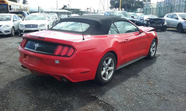 1FATP8EM2F5404244 - 2015 FORD MUSTANG RED photo 4