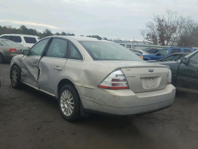 1FAHP27W59G110430 - 2009 FORD TAURUS SEL SILVER photo 3