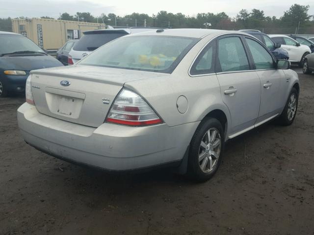 1FAHP27W59G110430 - 2009 FORD TAURUS SEL SILVER photo 4