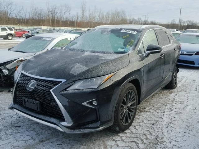 2T2BZMCA5GC030875 - 2016 LEXUS RX 350 BLACK photo 2