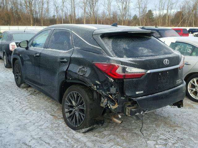 2T2BZMCA5GC030875 - 2016 LEXUS RX 350 BLACK photo 3