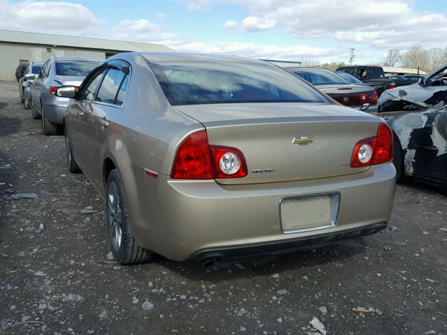 1G1ZG57N88F198989 - 2008 CHEVROLET MALIBU LS Dorado foto 3