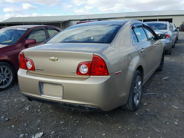 1G1ZG57N88F198989 - 2008 CHEVROLET MALIBU LS Dorado foto 4