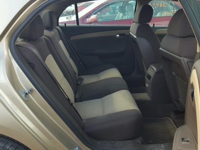 1G1ZG57N88F198989 - 2008 CHEVROLET MALIBU LS Dorado foto 6