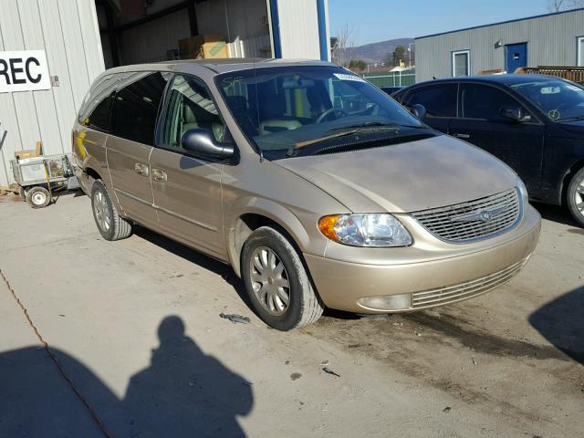 2C4GP54L31R260668 - 2001 CHRYSLER TOWN & COU GOLD photo 1