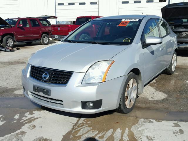 3N1AB61E08L710139 - 2008 NISSAN SENTRA 2.0 SILVER photo 2