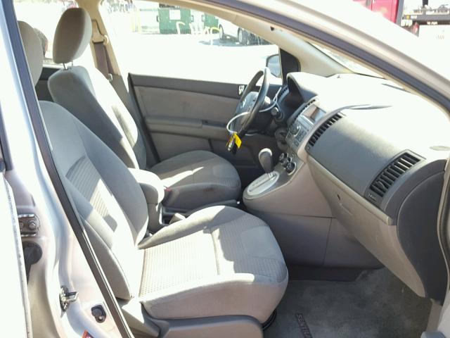 3N1AB61E08L710139 - 2008 NISSAN SENTRA 2.0 SILVER photo 5