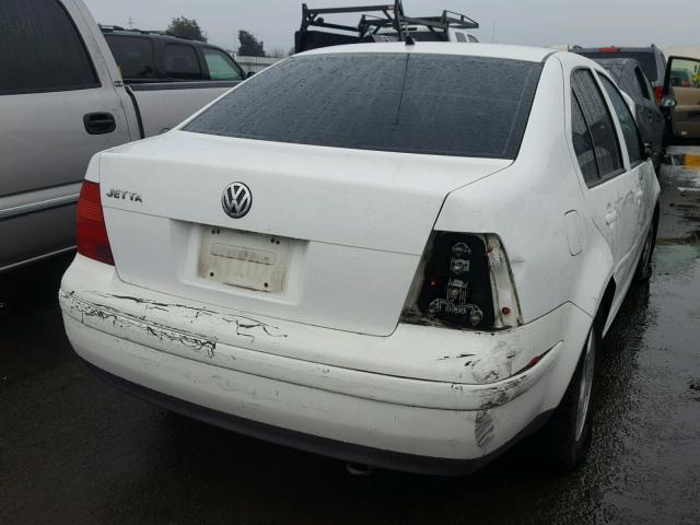 3VWSK69M12M122892 - 2002 VOLKSWAGEN JETTA GLS WHITE photo 4