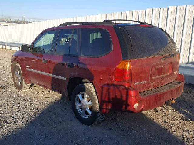 1GKDT13S662328505 - 2006 GMC ENVOY RED photo 3