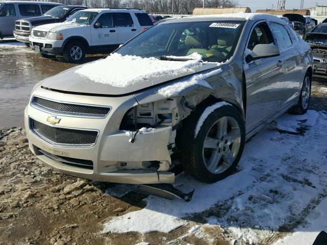 1G1ZD5E77BF367968 - 2011 CHEVROLET MALIBU 2LT GOLD photo 2