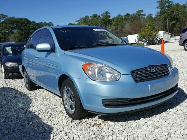 KMHCN4AC2BU595004 - 2011 HYUNDAI ACCENT GLS BLUE photo 1