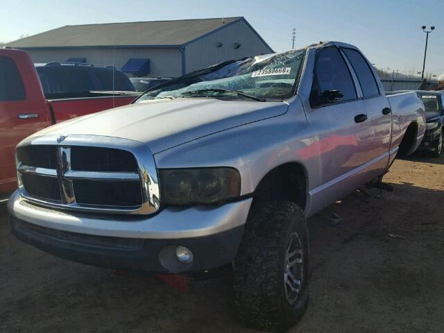 1D7HU18D75S321605 - 2005 DODGE RAM 1500 S SILVER photo 2