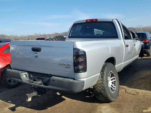 1D7HU18D75S321605 - 2005 DODGE RAM 1500 S SILVER photo 4