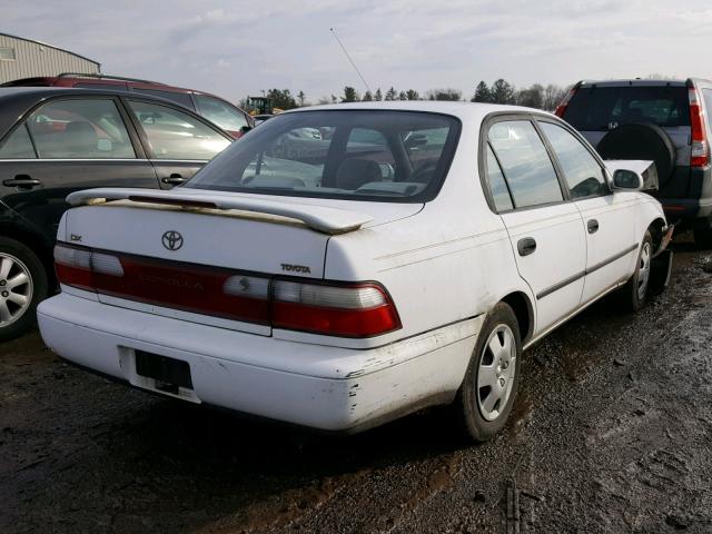 2T1BB02E3VC201416 - 1997 TOYOTA COROLLA DX WHITE photo 4