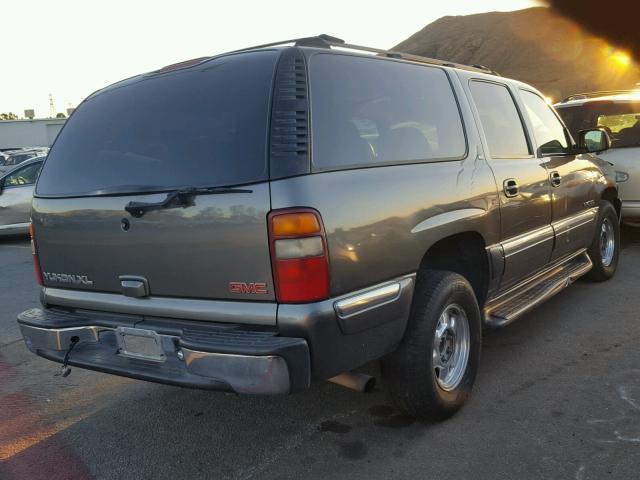 3GKEC16T31G253707 - 2001 GMC YUKON XL C GRAY photo 4