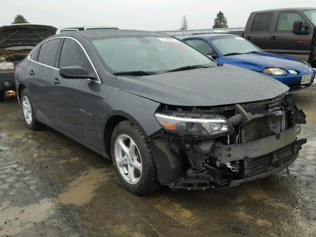 1G1ZB5ST6HF162089 - 2017 CHEVROLET MALIBU LS ნაცრისფერი ფოტო 1