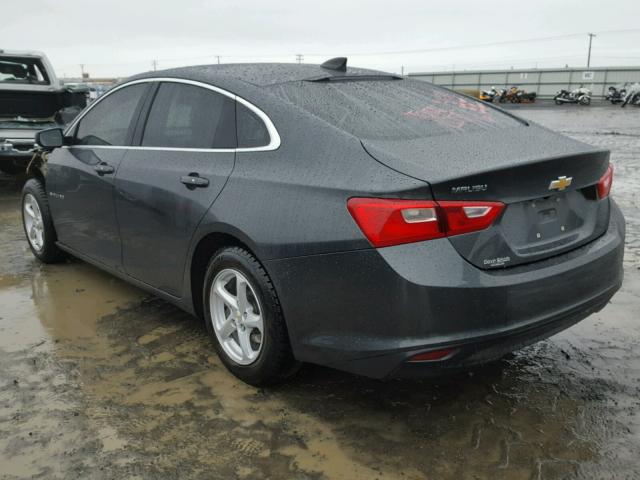 1G1ZB5ST6HF162089 - 2017 CHEVROLET MALIBU LS ნაცრისფერი ფოტო 3