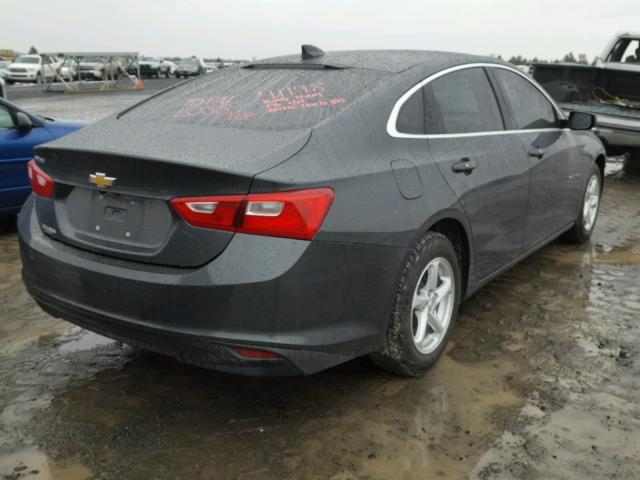 1G1ZB5ST6HF162089 - 2017 CHEVROLET MALIBU LS ნაცრისფერი ფოტო 4