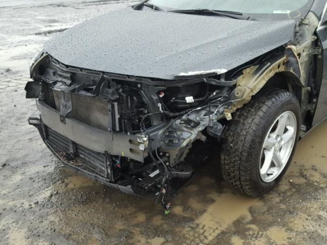 1G1ZB5ST6HF162089 - 2017 CHEVROLET MALIBU LS ნაცრისფერი ფოტო 9