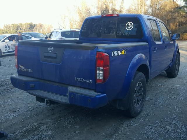 1N6AD0EVXEN734567 - 2014 NISSAN FRONTIER S BLUE photo 4