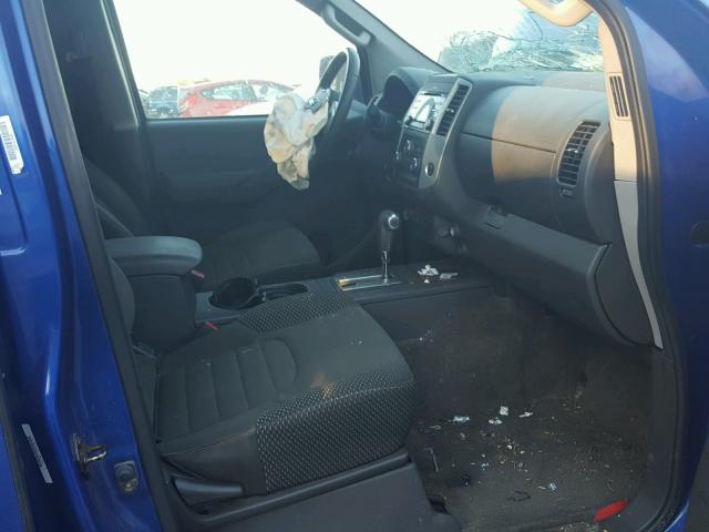 1N6AD0EVXEN734567 - 2014 NISSAN FRONTIER S BLUE photo 5