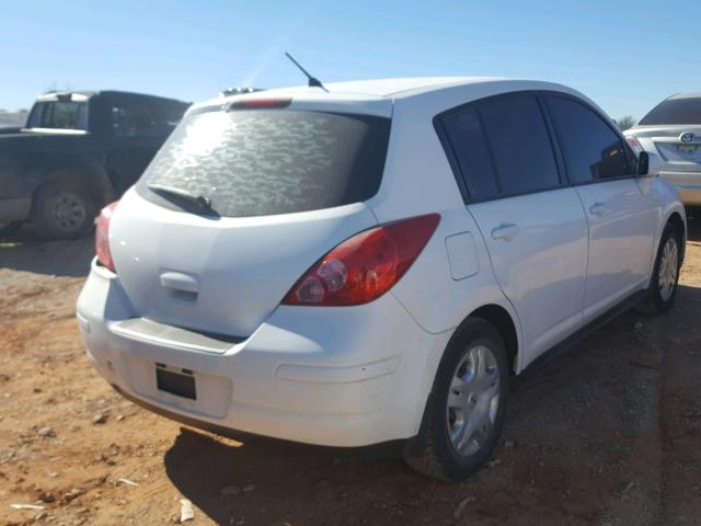 3N1BC1CP7BL375052 - 2011 NISSAN VERSA S WHITE photo 4