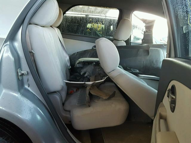 2CNDL23F456162020 - 2005 CHEVROLET EQUINOX LS SILVER photo 6