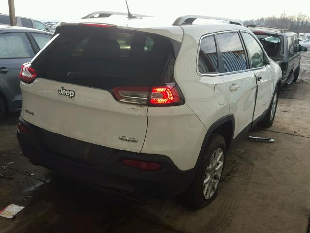 1C4PJMCB5EW146026 - 2014 JEEP CHEROKEE L WHITE photo 4