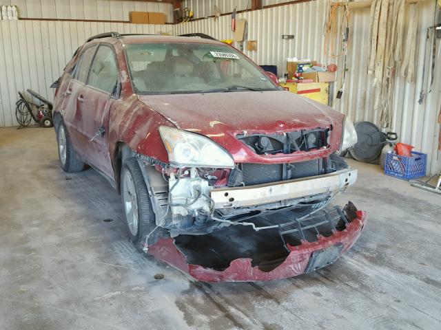 2T2GK31U39C074829 - 2009 LEXUS RX 350 MAROON photo 1