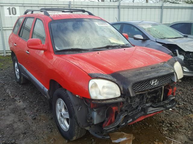 KM8SC73E63U494373 - 2003 HYUNDAI SANTA FE G RED photo 1