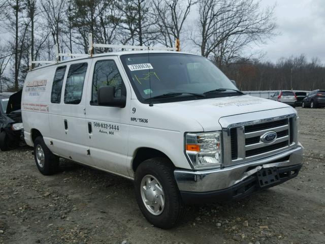 1FTNE24W39DA31508 - 2009 FORD ECONOLINE WHITE photo 1