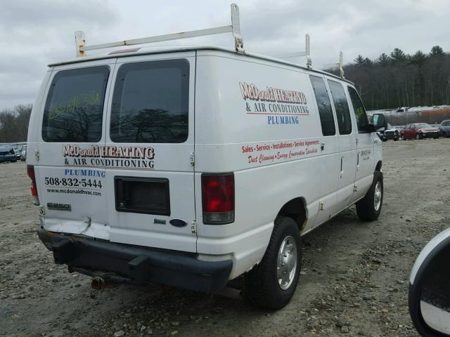 1FTNE24W39DA31508 - 2009 FORD ECONOLINE WHITE photo 4