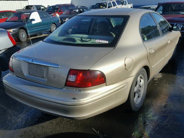 1MEFM50U91A640247 - 2001 MERCURY SABLE GS GOLD photo 4