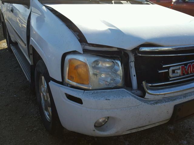 1GKDT13S972307925 - 2007 GMC ENVOY WHITE photo 9