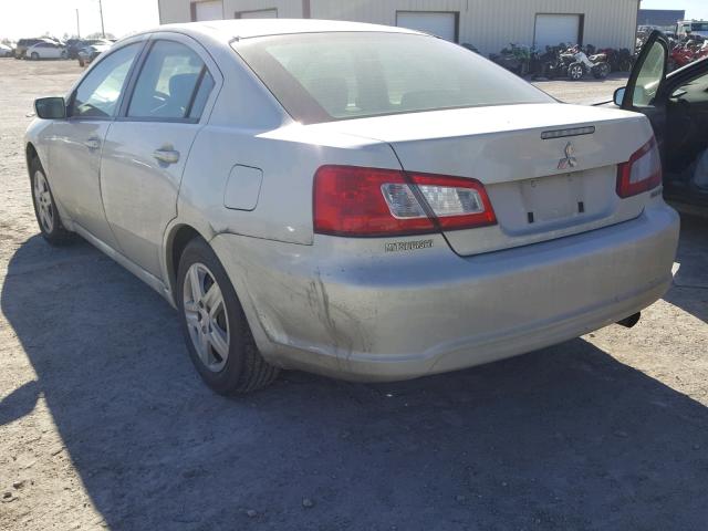 4A3AB36F99E007618 - 2009 MITSUBISHI GALANT ES WHITE photo 3