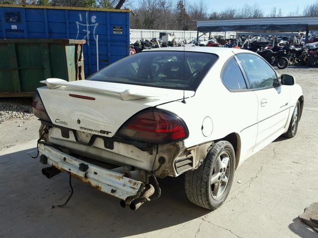 1G2NW12E21M594415 - 2001 PONTIAC GRAND AM G WHITE photo 4